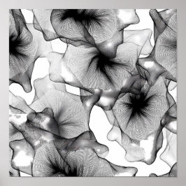 Layered Lace Labyrinth Dekorationsvorlage Linienku Poster