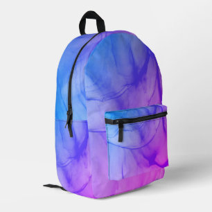 Layered Lila Bedruckter Rucksack
