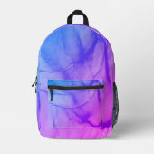 Layered Lila Bedruckter Rucksack (Vorderseite)