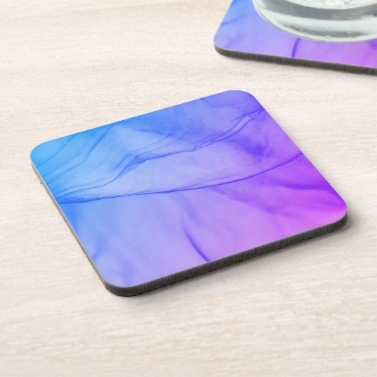 Layered Lila Getränkeuntersetzer (Linke Seite)