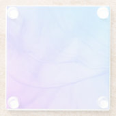 Layered Lila Glasuntersetzer (Rückseite)