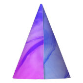 Layered Lila Partyhütchen (Rückseite)