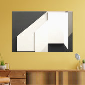 Layered Minimalist Abstract Art Leinwanddruck (Insitu (Wohnzimmer))
