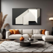 Layered Minimalist Abstract Art Poster