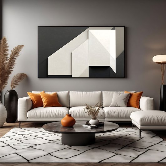 Layered Minimalist Abstract Art Poster