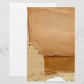 Layered Old Torn Paper 2 Stationery Briefpapier (Vorne/Hinten)