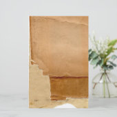 Layered Old Torn Paper 2 Stationery Briefpapier (Stehend Vorderseite)