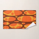 Layered Ovals der 1970er Jahre Badhandtuch Set (Handtuch)