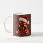 Layered Pastel Gold Trim Letter A Kaffeetasse (Links)