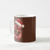 Layered Pastel Gold Trim Letter G Kaffeetasse (Vorderseite Links)