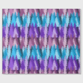 Layered Pine Forest Pattern Geschenkpapier (Flach)