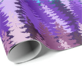 Layered Pine Forest Pattern Geschenkpapier (Rolleneckpunkt)