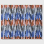 Layered Pine Forest Pattern Geschenkpapier (Flach)