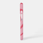 Layered Pink Heart Ästhetik iPhone 16 Hülle (Linke Seite)