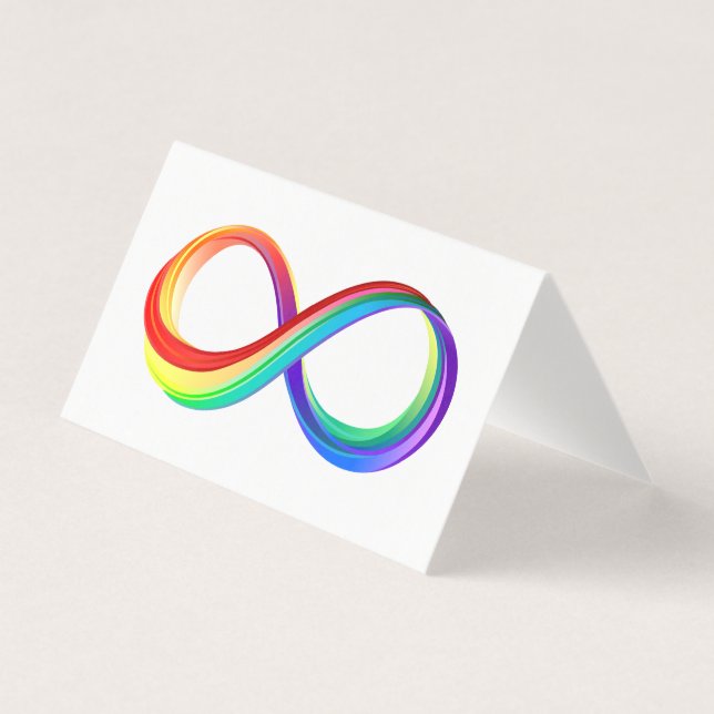 Layered Rainbow Infinity Symbol (Vorderseite)