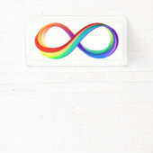 Layered Rainbow Infinity Symbol Banner (InSitu)