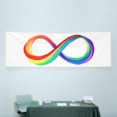 Layered Rainbow Infinity Symbol Banner (Messeveranstaltung)