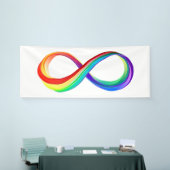 Layered Rainbow Infinity Symbol Banner (Messeveranstaltung)