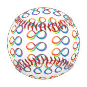 Layered Rainbow Infinity Symbol Baseball (Vorderseite)