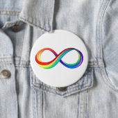 Layered Rainbow Infinity Symbol Button (Beispiel)