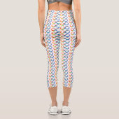 Layered Rainbow Infinity Symbol Capri Leggings (Rückseite)