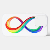 Layered Rainbow Infinity Symbol Case-Mate iPhone Hülle (Rückseite (Horizontal))