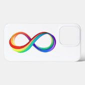 Layered Rainbow Infinity Symbol Case-Mate iPhone Hülle (Rückseite (Horizontal))