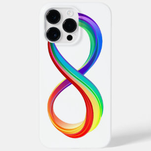 Layered Rainbow Infinity Symbol Case-Mate iPhone 14 Pro Max Hülle