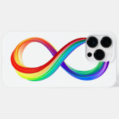 Layered Rainbow Infinity Symbol Case-Mate iPhone Hülle (Rückseite (Horizontal))
