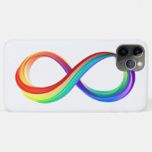 Layered Rainbow Infinity Symbol Case-Mate iPhone Hülle (Rückseite (Horizontal))