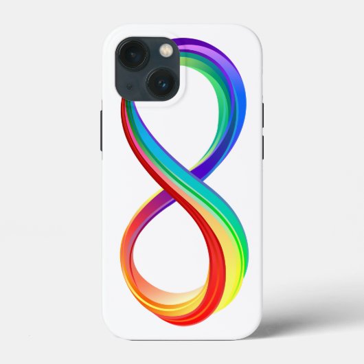 Layered Rainbow Infinity Symbol Case-Mate iPhone Hülle (Rückseite)