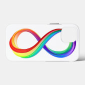 Layered Rainbow Infinity Symbol Case-Mate iPhone Hülle (Rückseite (Horizontal))