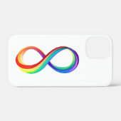 Layered Rainbow Infinity Symbol Case-Mate iPhone Hülle (Rückseite (Horizontal))