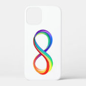 Layered Rainbow Infinity Symbol Case-Mate iPhone Hülle (Rückseite)