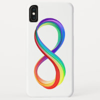 Layered Rainbow Infinity Symbol