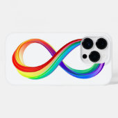 Layered Rainbow Infinity Symbol Case-Mate iPhone Hülle (Rückseite (Horizontal))
