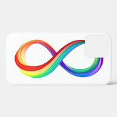Layered Rainbow Infinity Symbol Case-Mate iPhone Hülle (Rückseite (Horizontal))