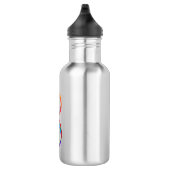 Layered Rainbow Infinity Symbol Edelstahlflasche (Rechts)