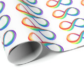 Layered Rainbow Infinity Symbol Geschenkpapier (Rolleneckpunkt)