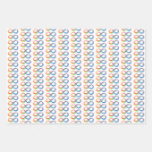 Layered Rainbow Infinity Symbol Geschenkpapier Set (Vorderseite 3)