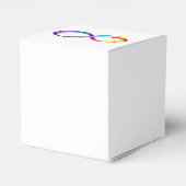 Layered Rainbow Infinity Symbol Geschenkschachtel (Rückseite)