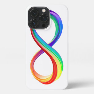 Layered Rainbow Infinity Symbol iPhone 13 Pro Hülle