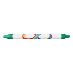 Layered Rainbow Infinity Symbol Kugelschreiber