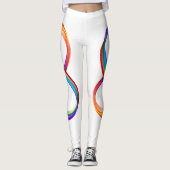 Layered Rainbow Infinity Symbol Leggings (Vorderseite)