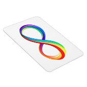 Layered Rainbow Infinity Symbol Magnet (Rechte Seite)