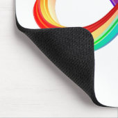 Layered Rainbow Infinity Symbol Mousepad (Ecke)