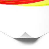 Layered Rainbow Infinity Symbol Poster (Ecke)