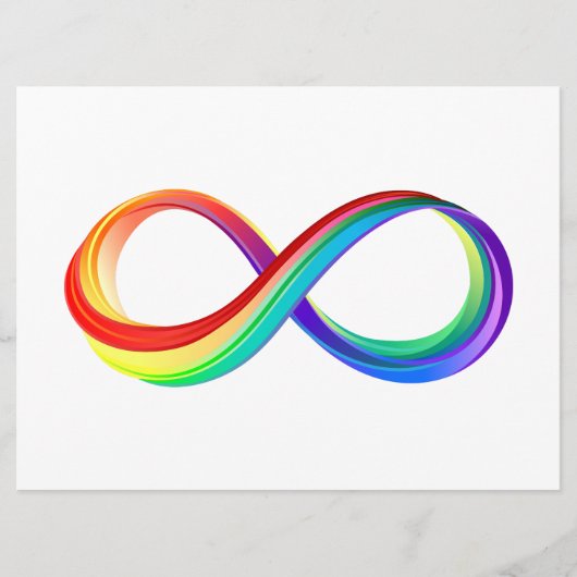 Layered Rainbow Infinity Symbol Programm (Vorderseite)