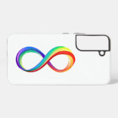 Layered Rainbow Infinity Symbol Samsung Galaxy Hülle (Rückseite (Horizontal))