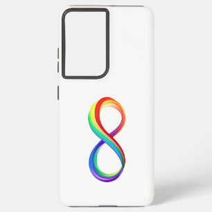 Layered Rainbow Infinity Symbol Samsung Galaxy Hülle